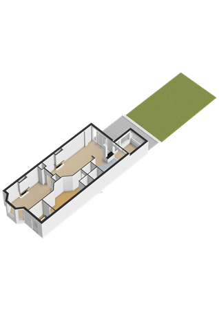 Floorplan - Jozef Israëlslaan 31, 2596 AM Den Haag